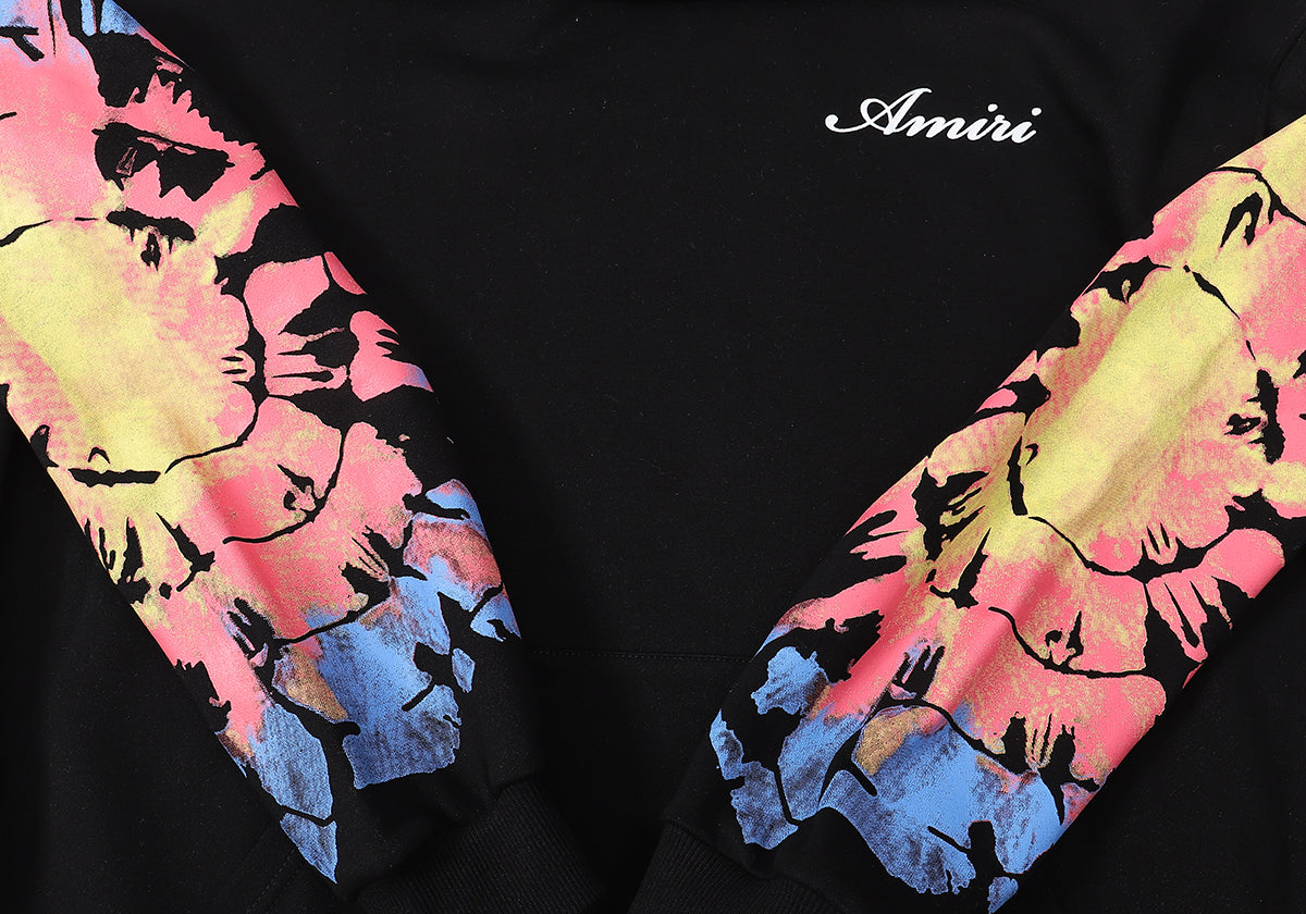 Bluză Amiri Moletom Tie-Dye Full Black & Collors