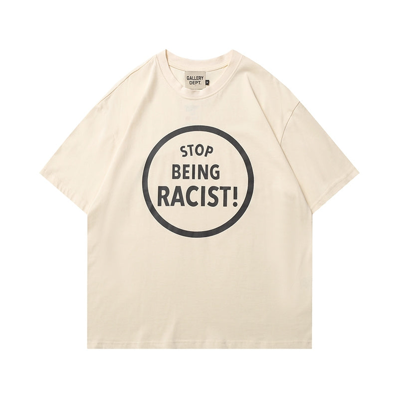 Camiseta Gallery Dept. Don't Be Racist Biege