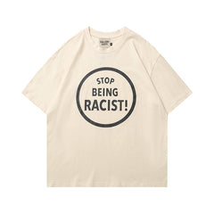 Camiseta Gallery Dept. Don't Be Racist Biege