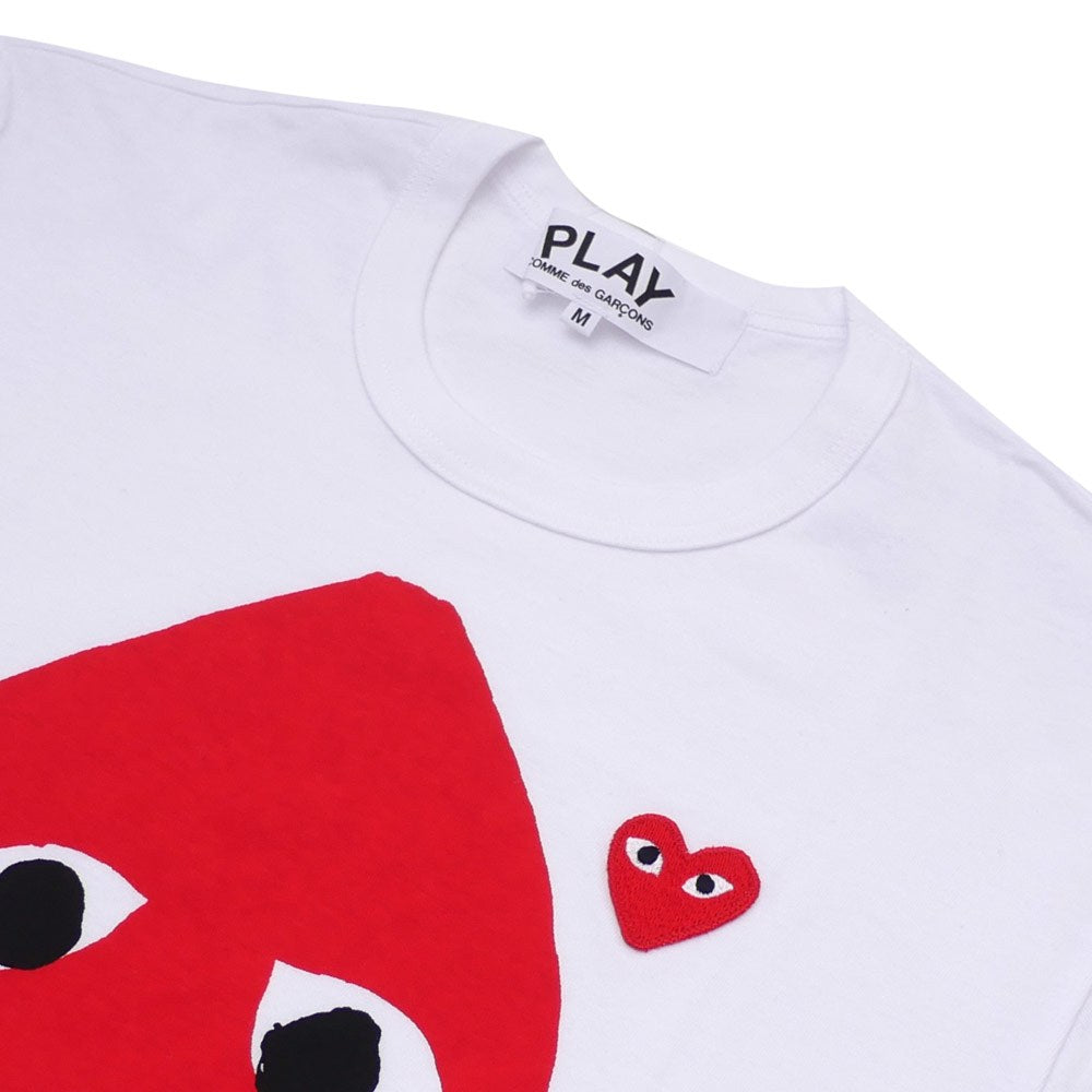 Camiseta Play Comme Des Garçons White