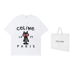 Camiseta Celine Affordable 1977 White