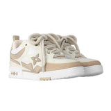 Pantofi Louis Vuitton Trainer Skater Crema