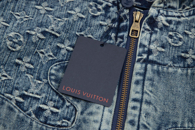 Jaqueta Jeans Louis Vuitton Monogram