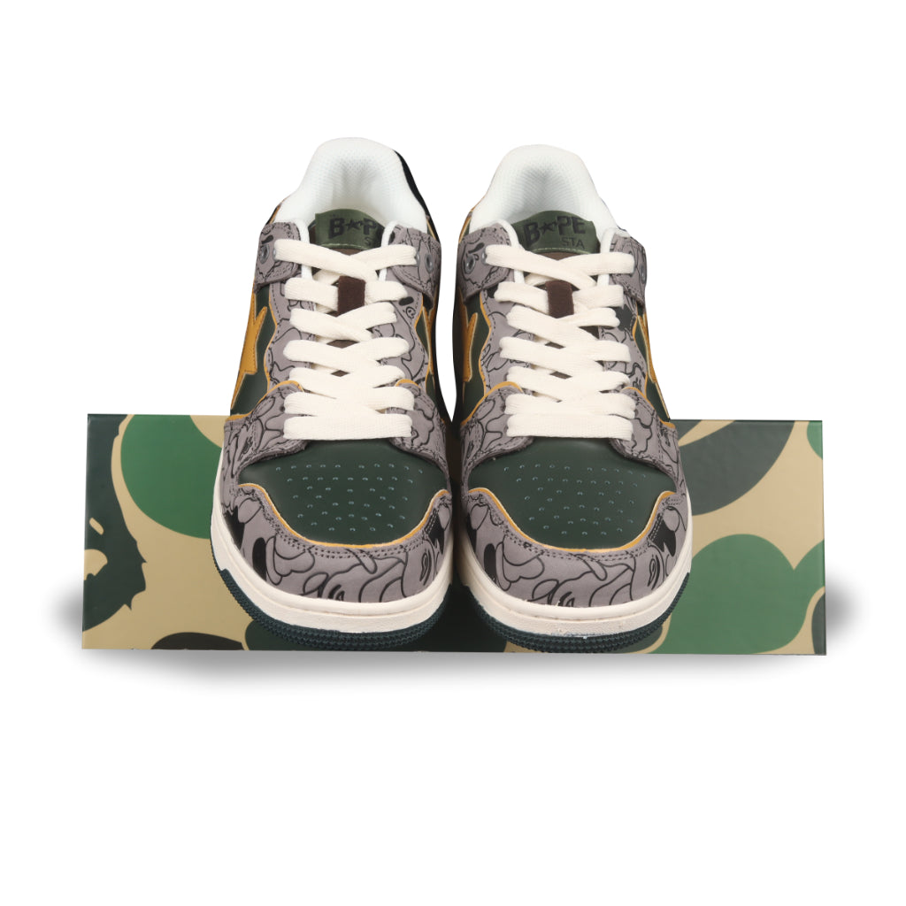 Tênis Bape A Bathing Ape STA Sk8 to Nigo.