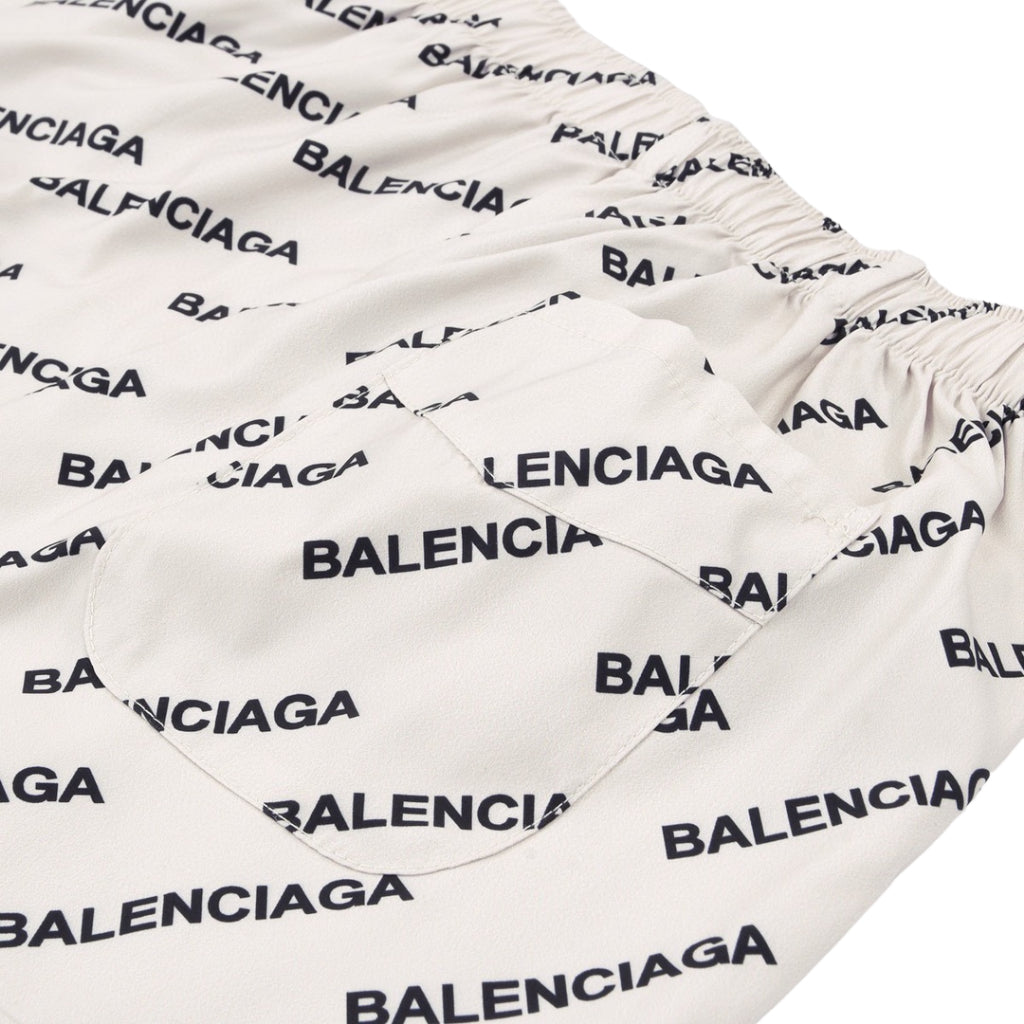 Pantaloni Balenciaga Moletom Logobrand Bej