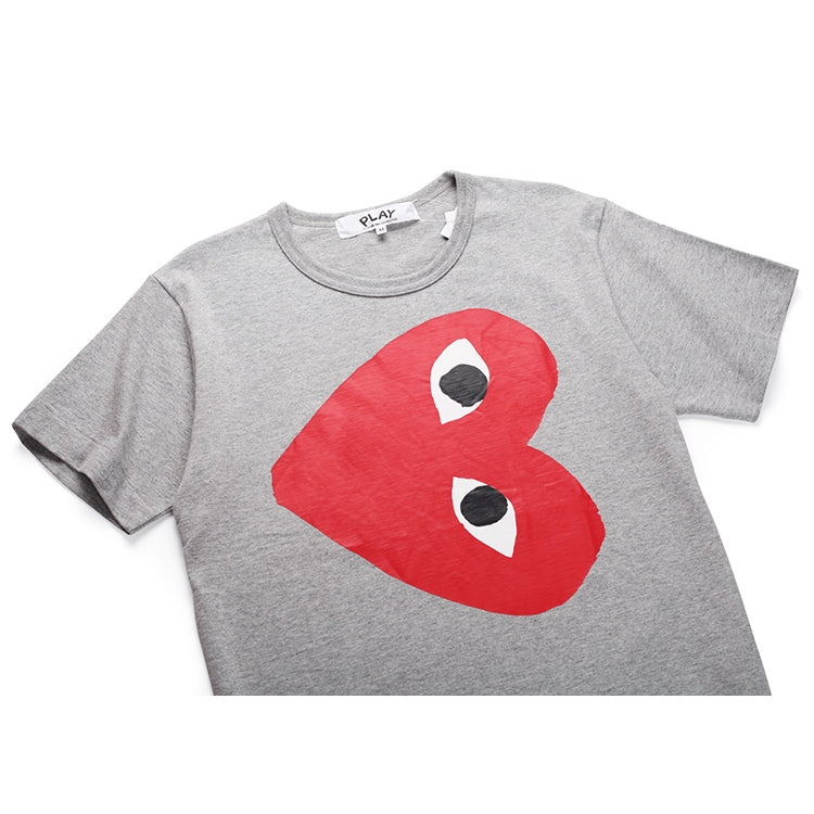 Camiseta Play Comme Des Garçons Gray