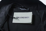 Bluză Balenciaga Tactel Logobrand Neagră