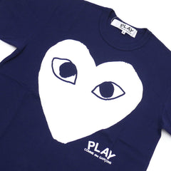 Camiseta Play Comme Des Garçons Blue