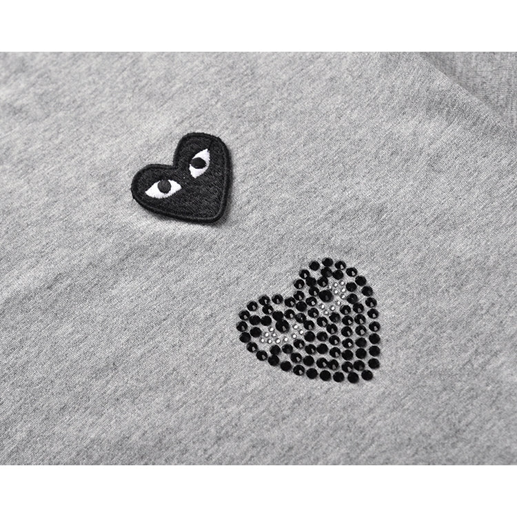 Camiseta Play Comme Des Garçons Gray