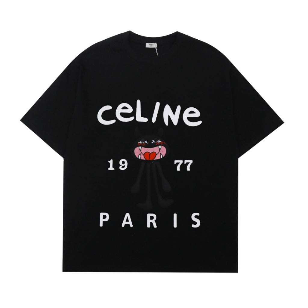 Camiseta Celine Afoordable 1977 Black