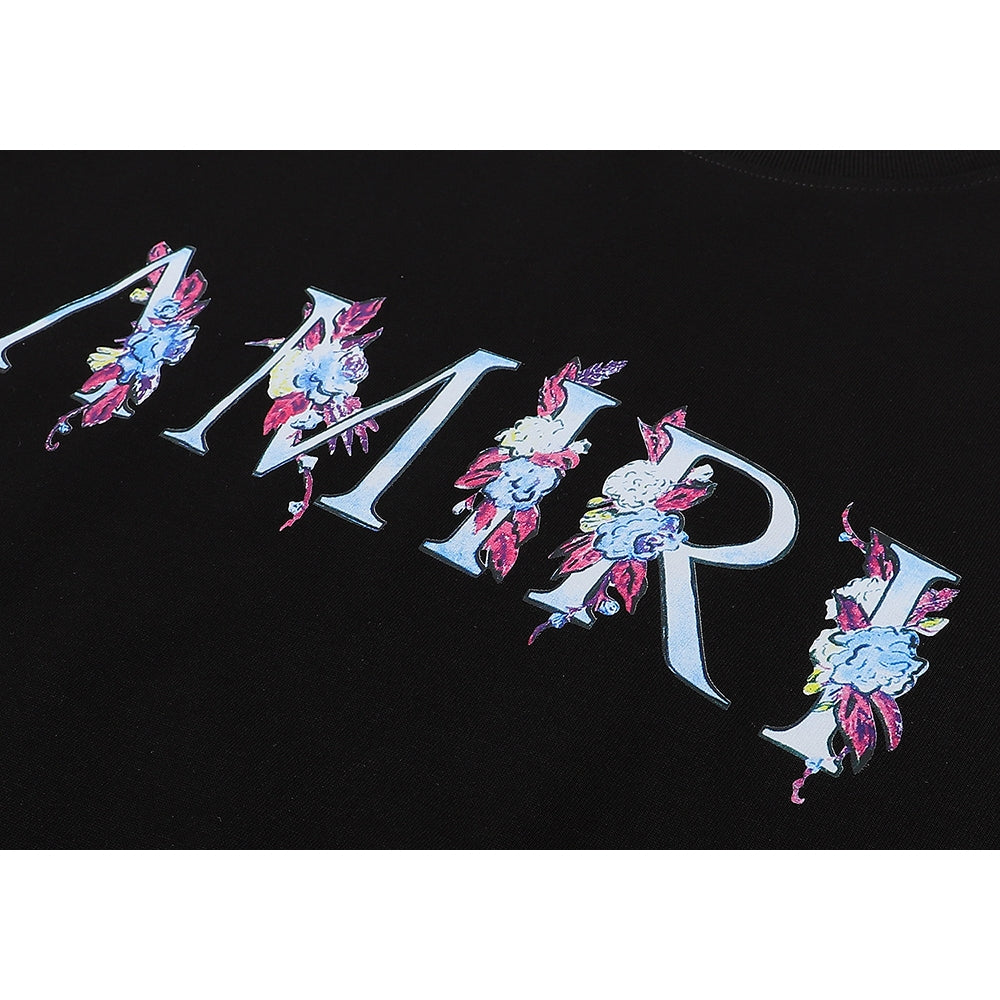 Tricou Amiri Floral Logo