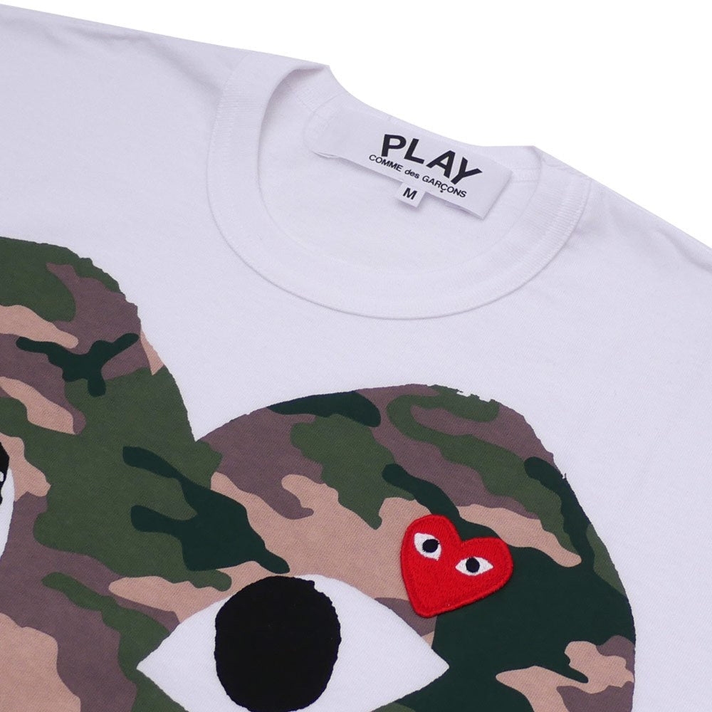 Camiseta Play Comme Des Garçons White