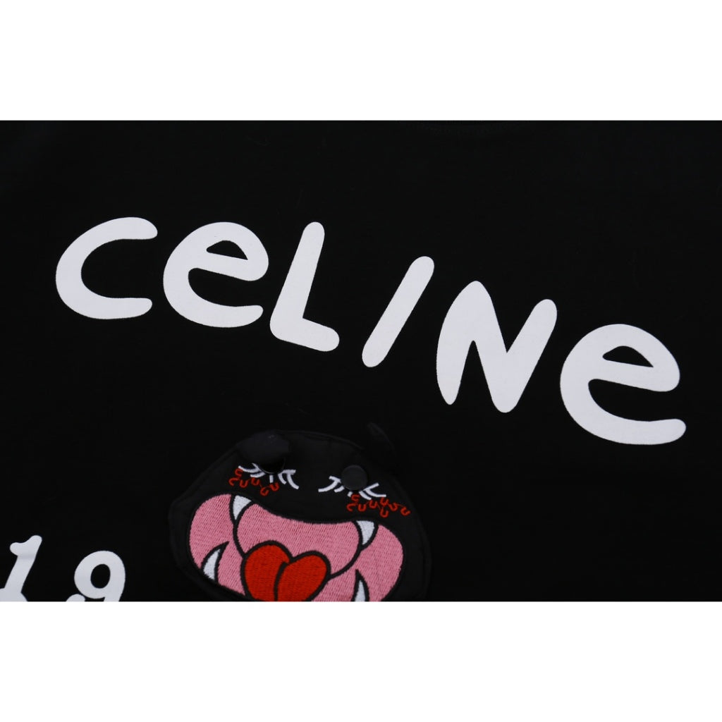 Camiseta Celine Afoordable 1977 Black