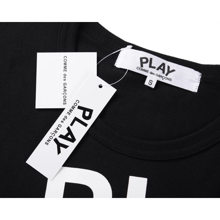 Camiseta Play Comme Des Garçons Black