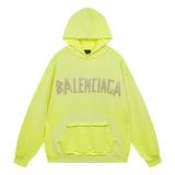 Bluză Balenciaga Tape Type Verde Neon