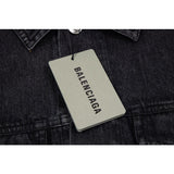 Jacheta Balenciaga Jeans Logobrand Rock