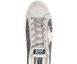 Pantofi Golden Goose Superstar Argintii cu glitter