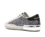 Pantofi Golden Goose Superstar Argintii cu glitter