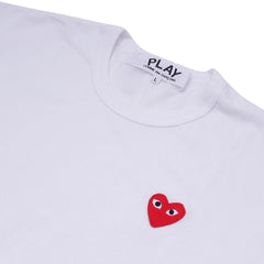 Camiseta Play Comme Des Garçons White