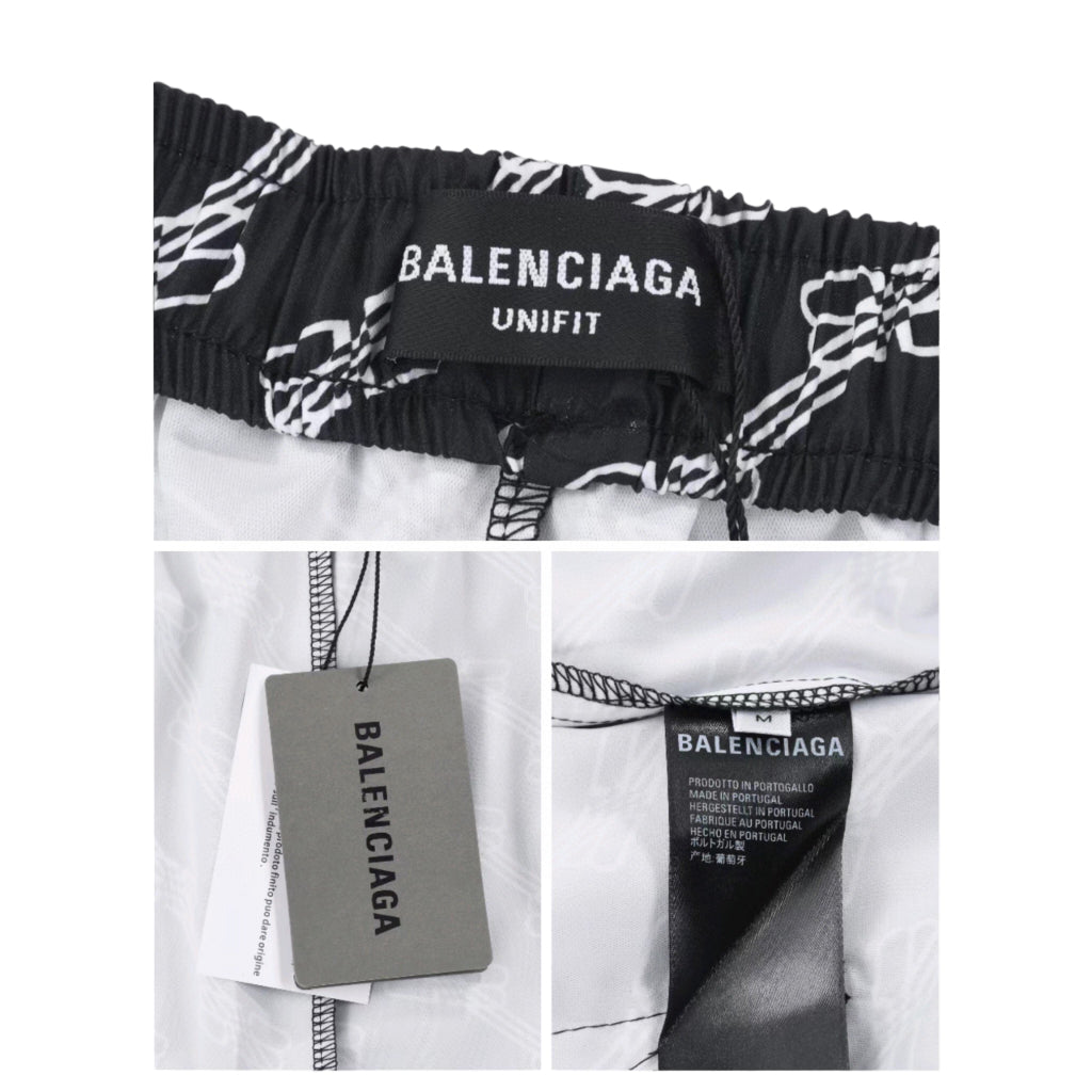 Pantaloni Balenciaga Moletom Logobrand Negri