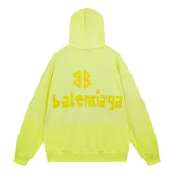 Bluză Balenciaga Tape Type Verde Neon