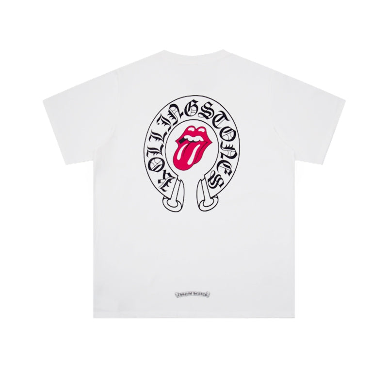 Camiseta Chrome Heart Rolling Stones