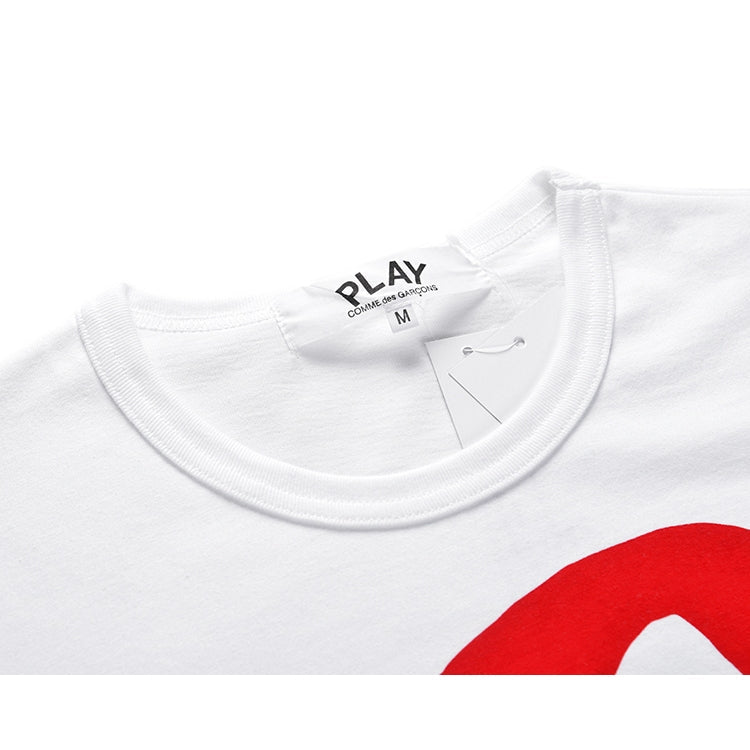 Camiseta Play Comme Des Garçons White