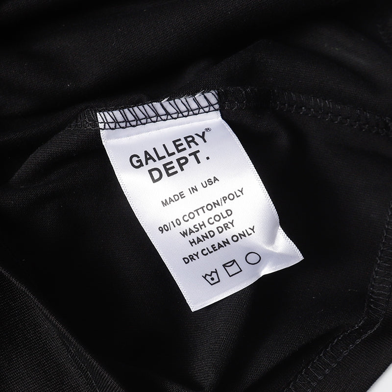 CAMISETA GALLERY DEPT. BLACK LOGOBRAND 001