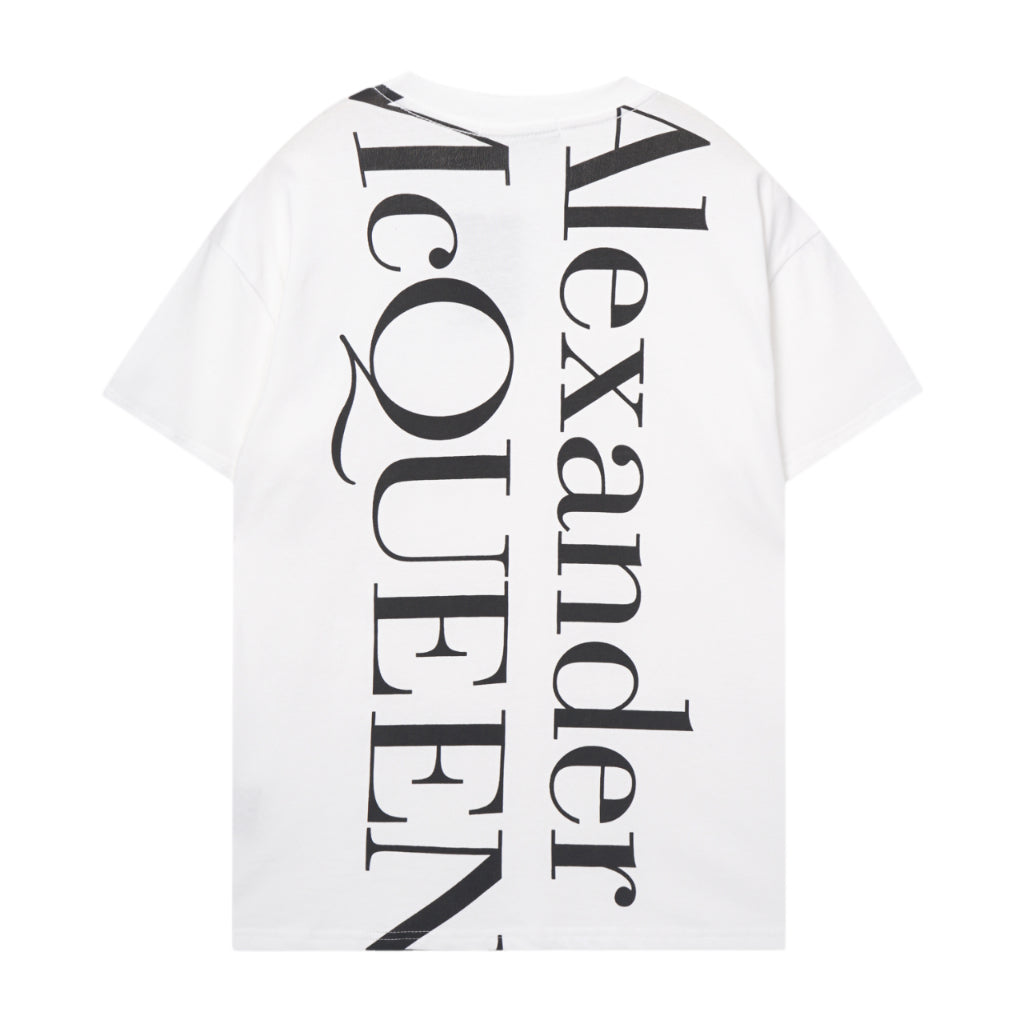 Tricou Alexander Mcqueen Logo Alb