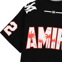 Camiseta Amiri Oversized 22 Black & Red