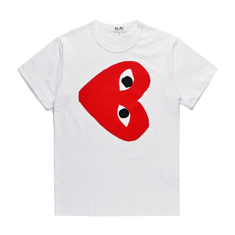 Camiseta Play Comme Des Garçons White