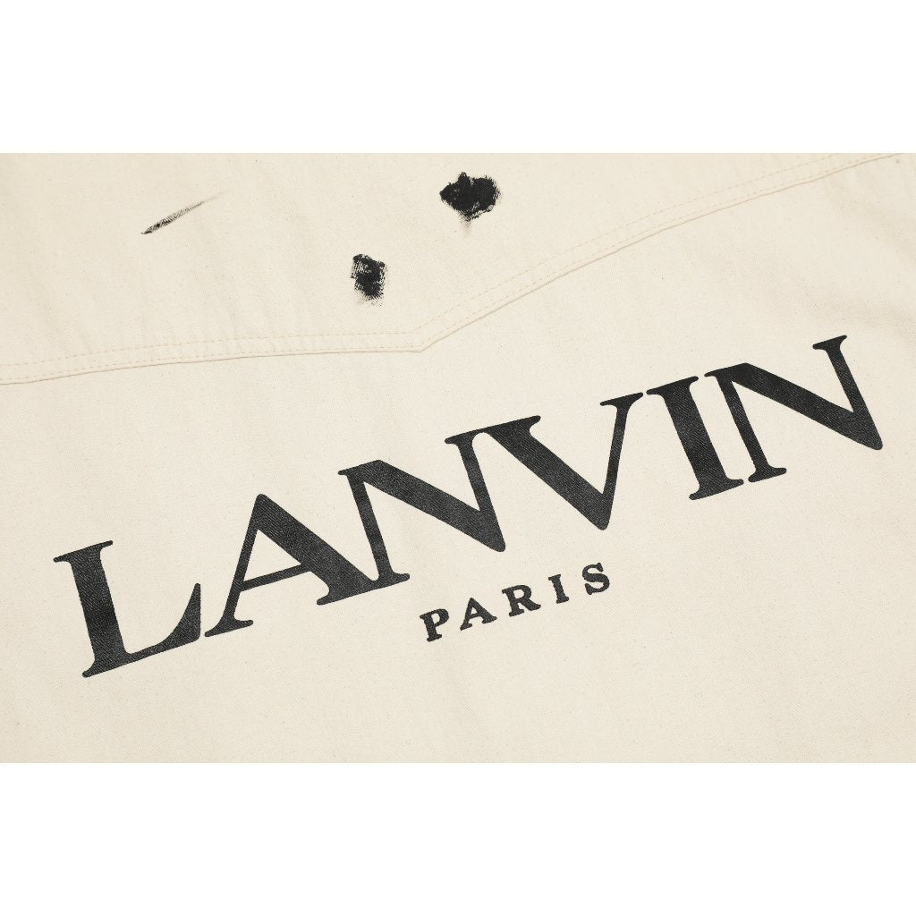 Jaqueta Lanvin Jeans Logobrand Painted