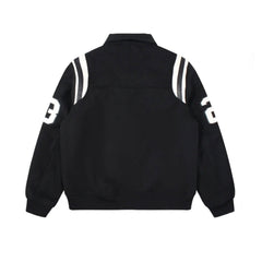 Bluză Colegial Stussy Number Negru