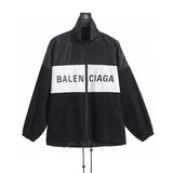 Bluză Balenciaga Tactel Logobrand Neagră