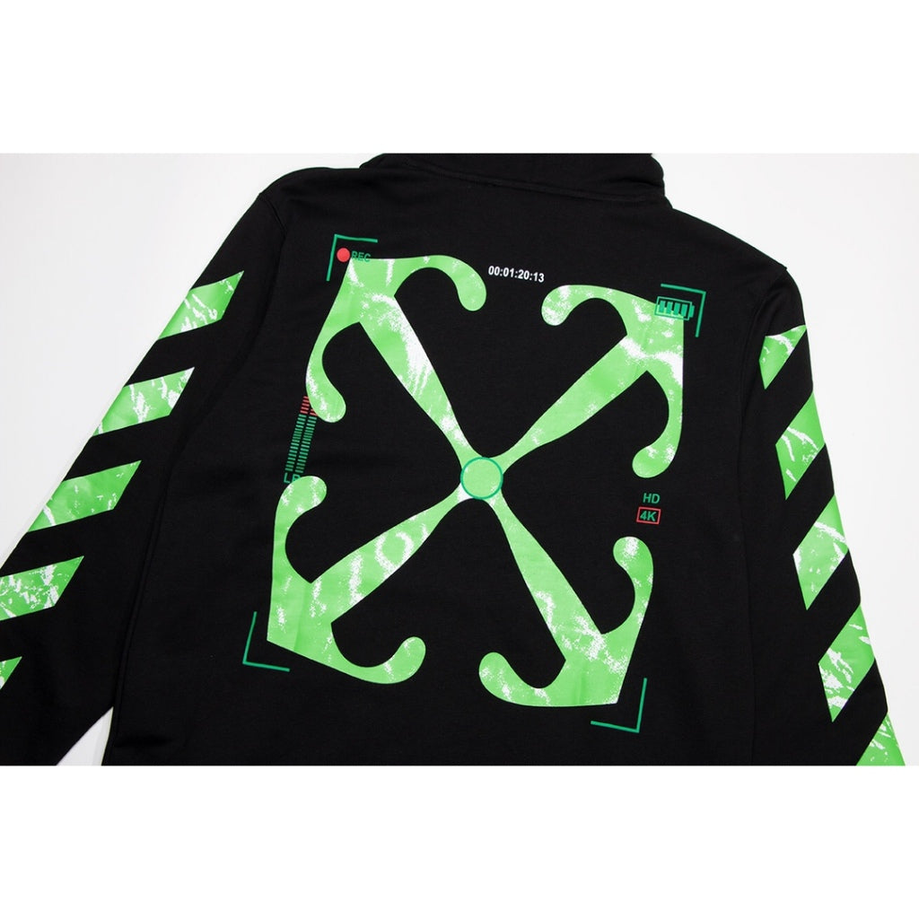 Bluză Off-White Moletom HD2023 Neon Green