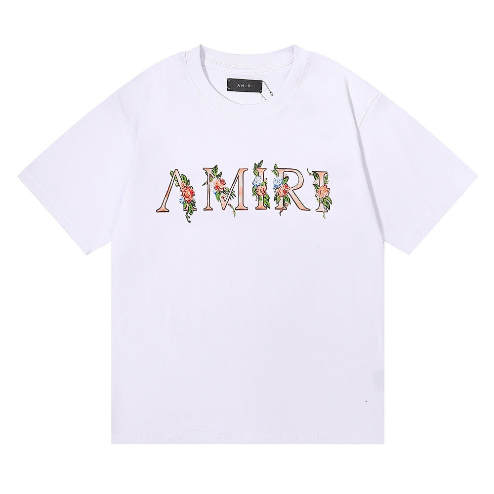 Tricou Amiri Floral Logo