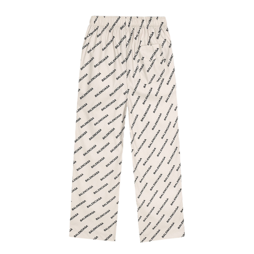 Pantaloni Balenciaga Moletom Logobrand Bej