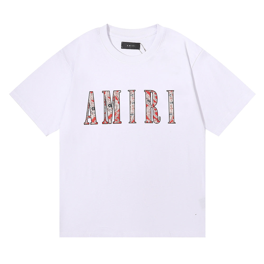 Camiseta Amiri Paisley Logobrang Print