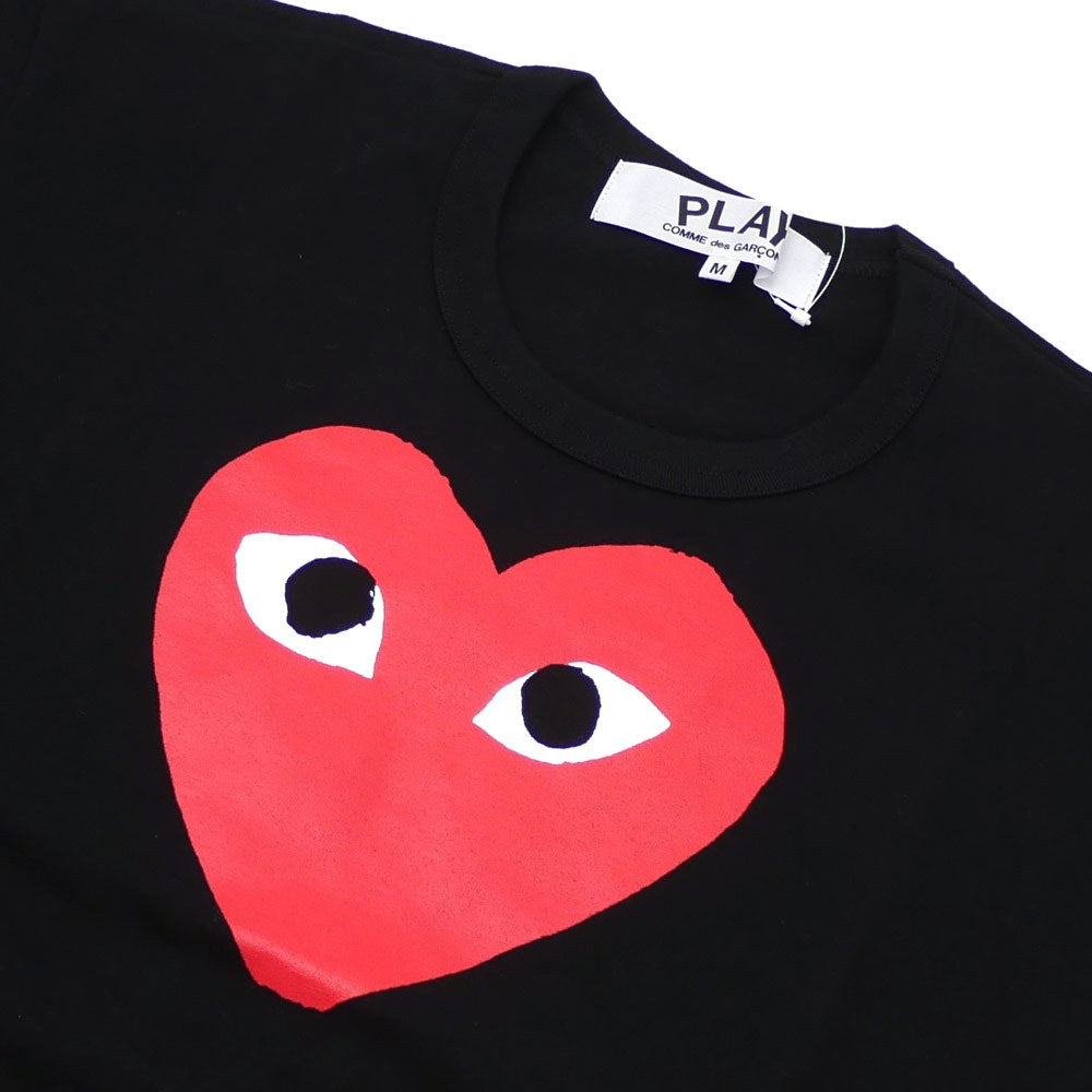 Camiseta Play Comme dos Garçons Black