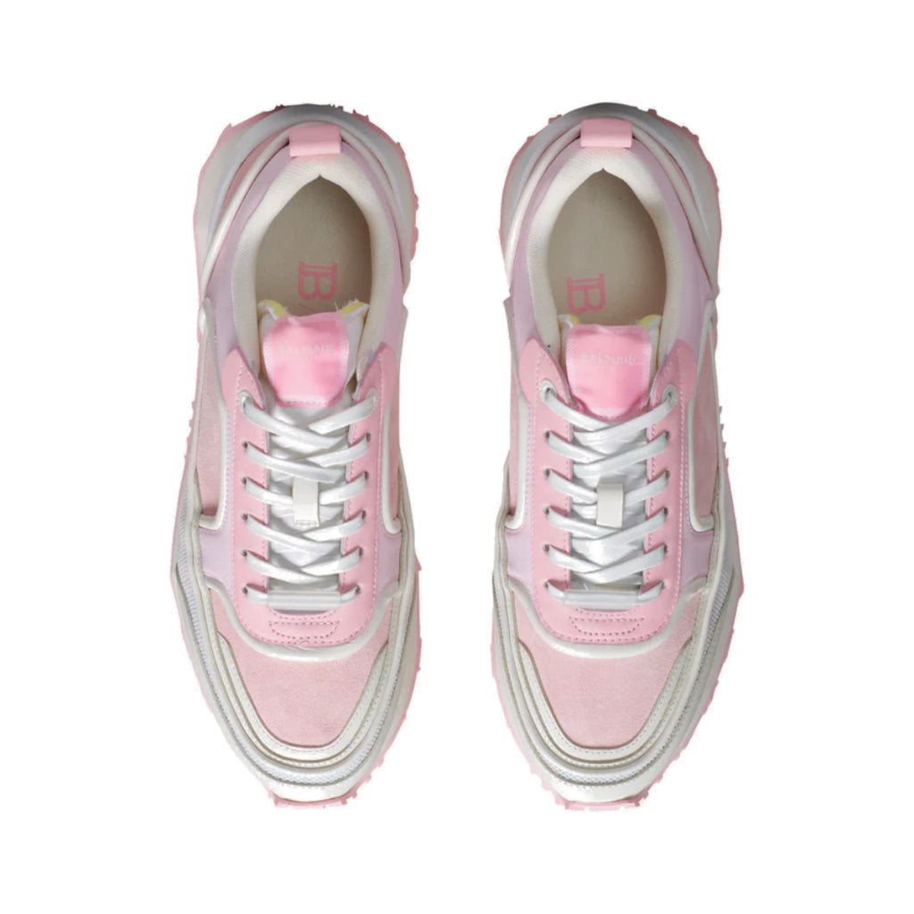 Pantofi Balmain B-Racer Sneaker Rosé