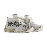 Pantofi Balenciaga Runner Graffiti Sneaker Alb