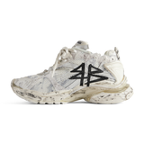 Pantofi Balenciaga Runner Graffiti Sneaker Alb