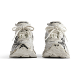 Pantofi Balenciaga Runner Graffiti Sneaker Alb