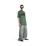 Tricou Balenciaga Tape Type Logo Verde