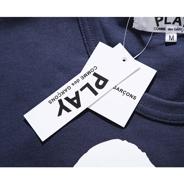 Camiseta Play Comme Des Garçons Blue