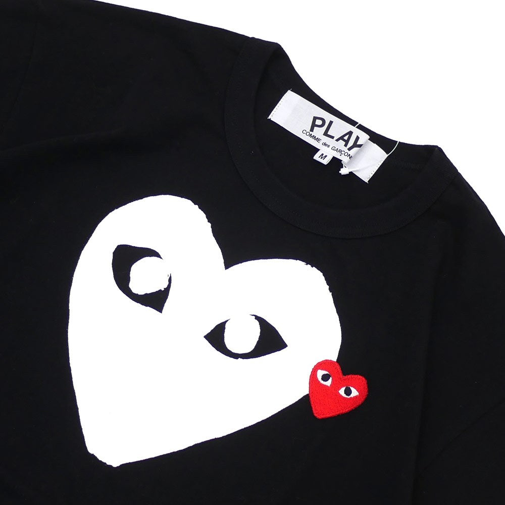 Camiseta Play Comme Des Garçons Black