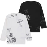 Tricou Balenciaga Graffiti Alb