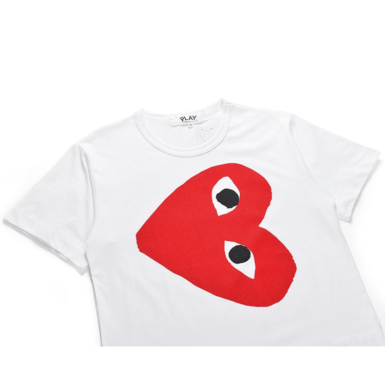 Camiseta Play Comme Des Garçons White