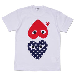 Camiseta Play Comme Des Garçons White