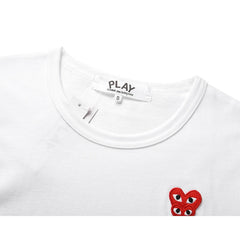 Camiseta Play Comme Des Garçons White